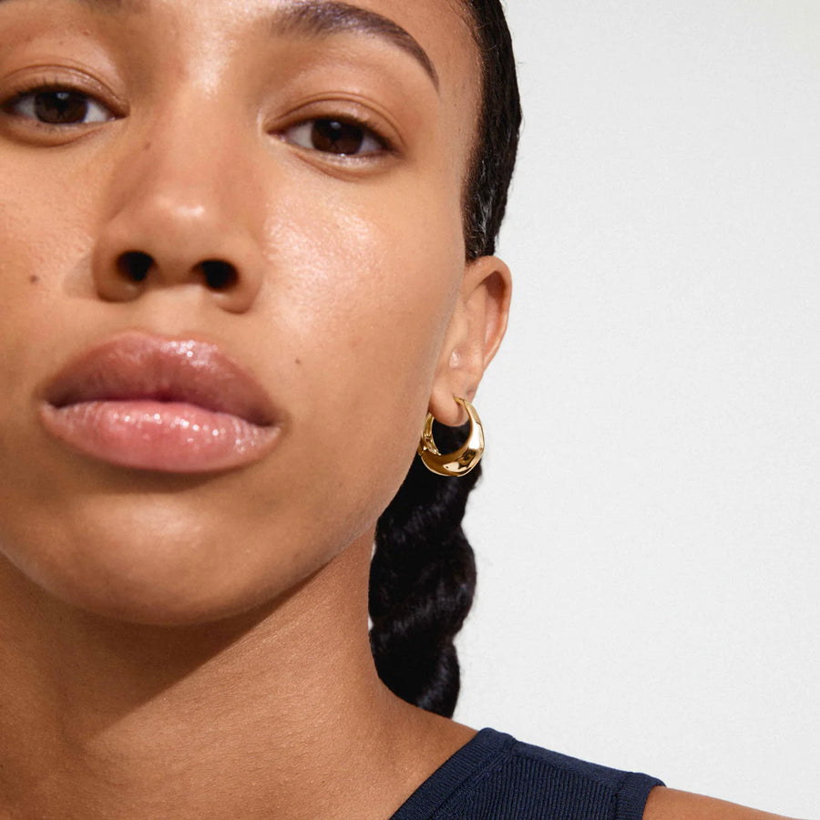 Dune Recycled Hoop Earrings