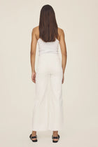 ICN- Cropped Wide Leg Jeans - Optic