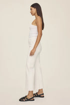 ICN- Cropped Wide Leg Jeans - Optic