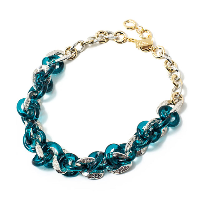 Zaey Necklace Teal