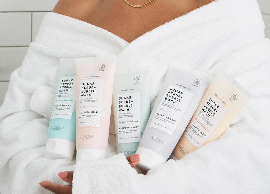 Sugar Scrub + Bubble Wash