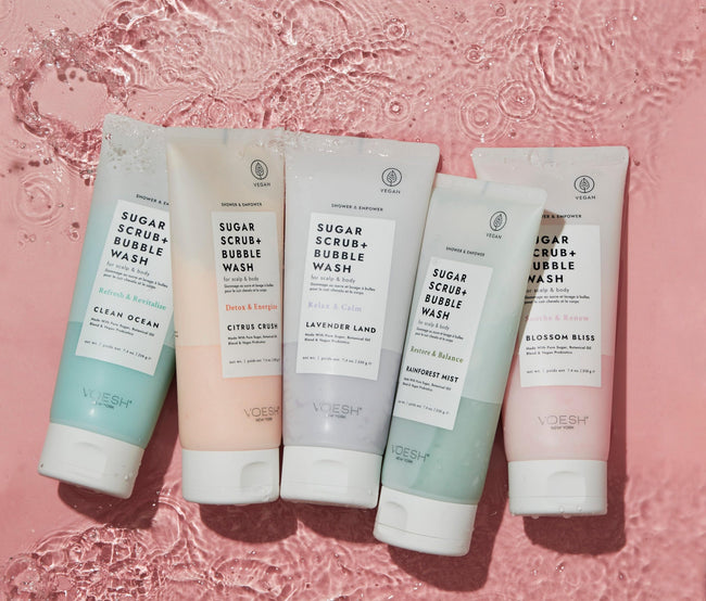 Sugar Scrub + Bubble Wash