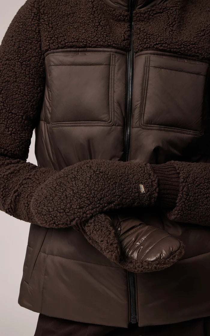 Alina Ladies Faux Shearling Gloves