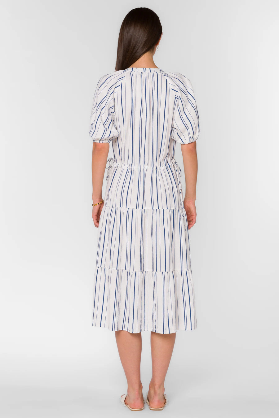 Cassie Blue Stripe Dress
