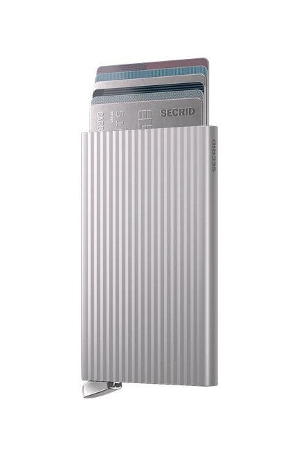 Secrid Premium Cardprotector Fluted Silver