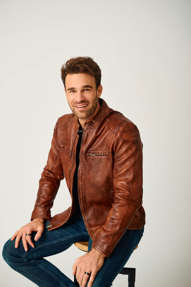 Chopa UF Whiskey Leather Jacket