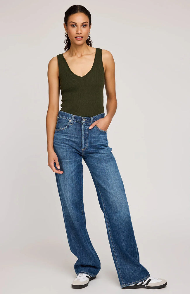 Gina Knit Tank Jasper