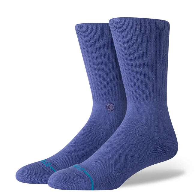 Icon Indigo Crew Socks