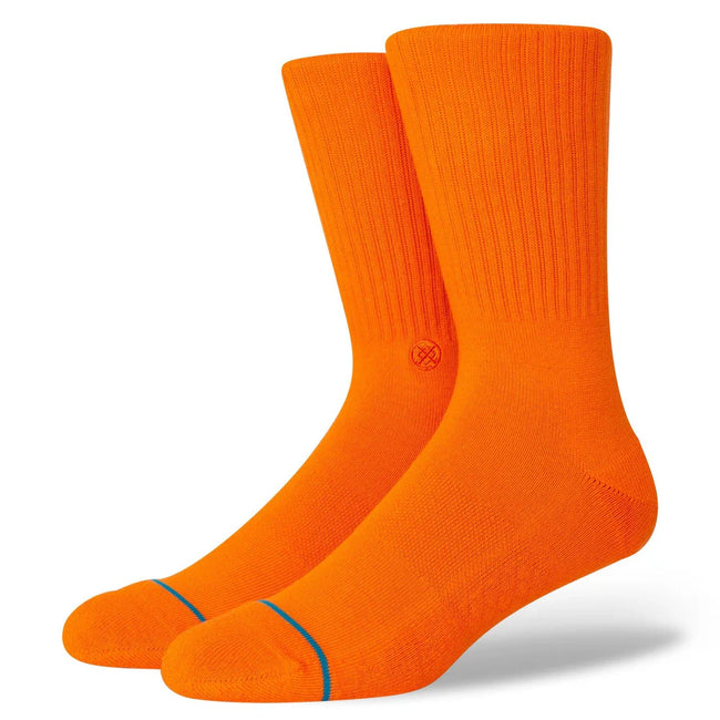 Icon Orange Crew Socks