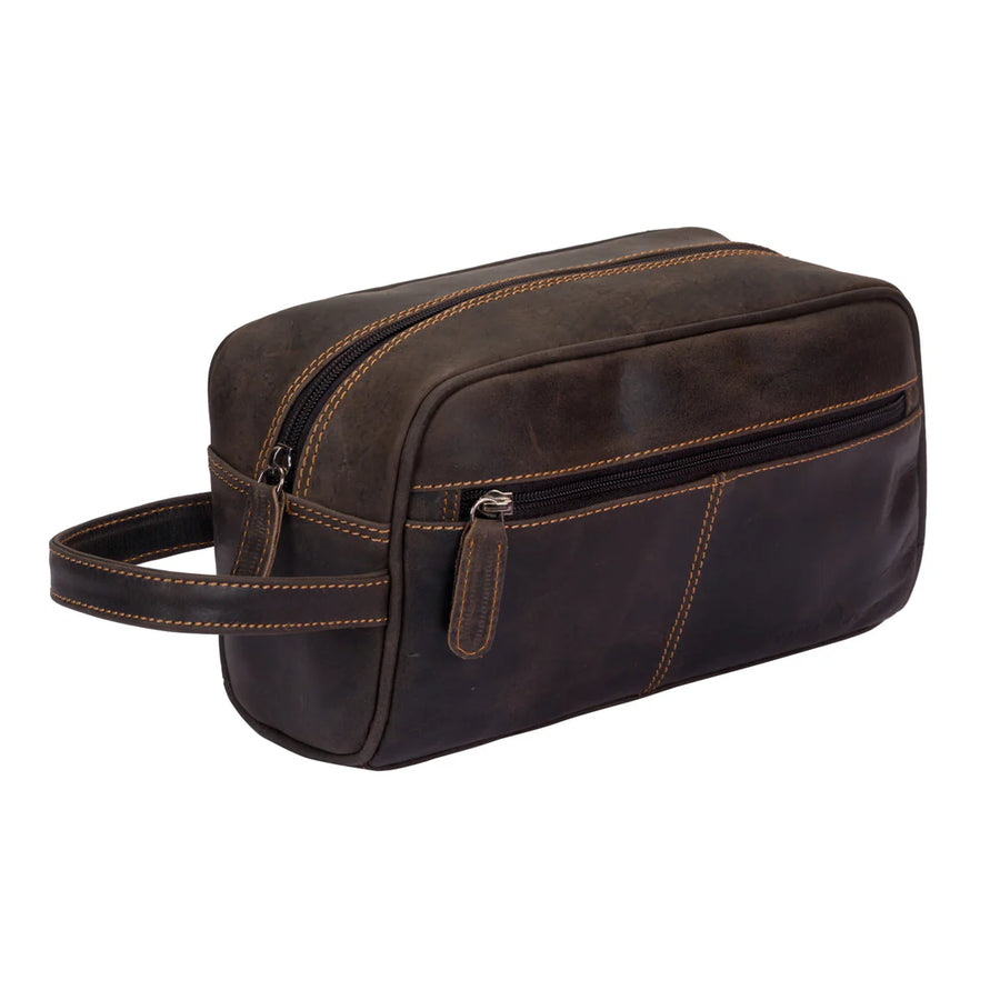 Leather Toiletry Bag
