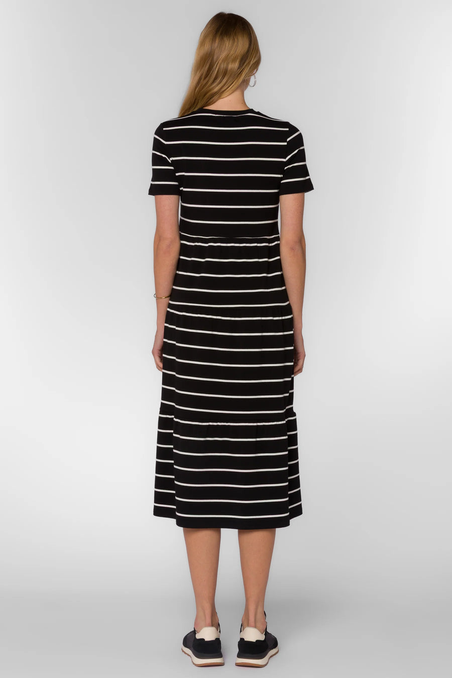 Rapunzel Black Striped Dress