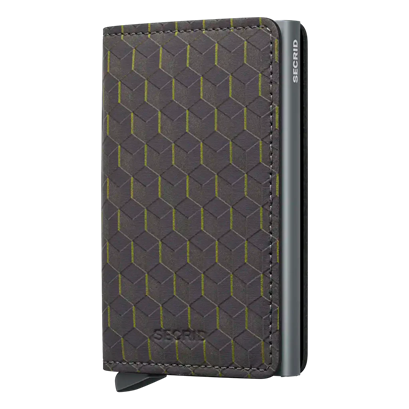Secrid Slimwallet Optical Grey - Yellow