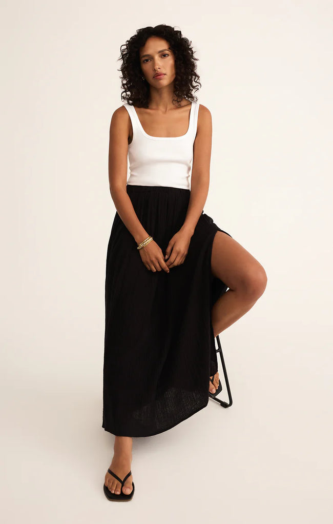Reina Airy Skirt Black