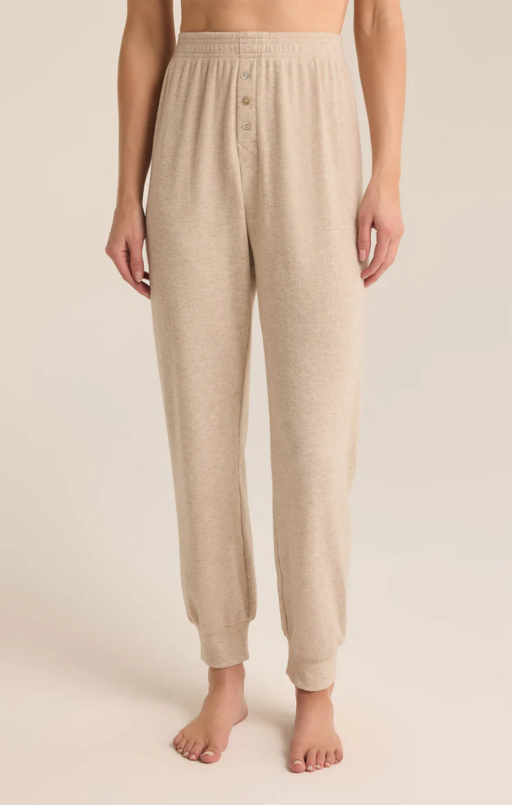 Take It Easy Brushed Rib Joggers