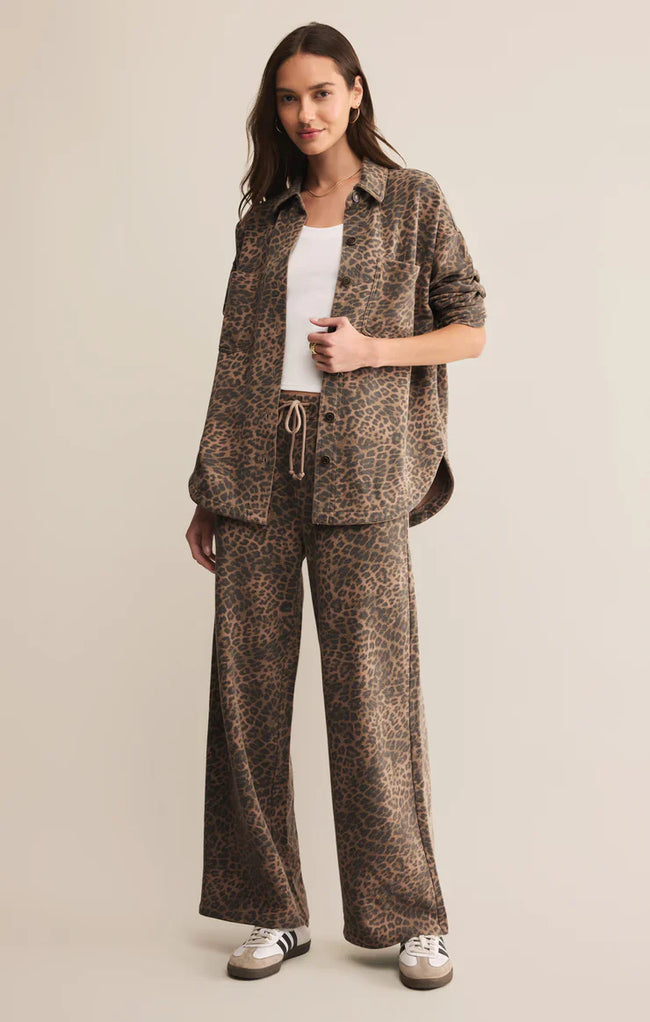 Hunter Knit Pant Leopard