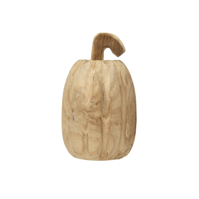4 1/2" Hand Carved Pumpkin