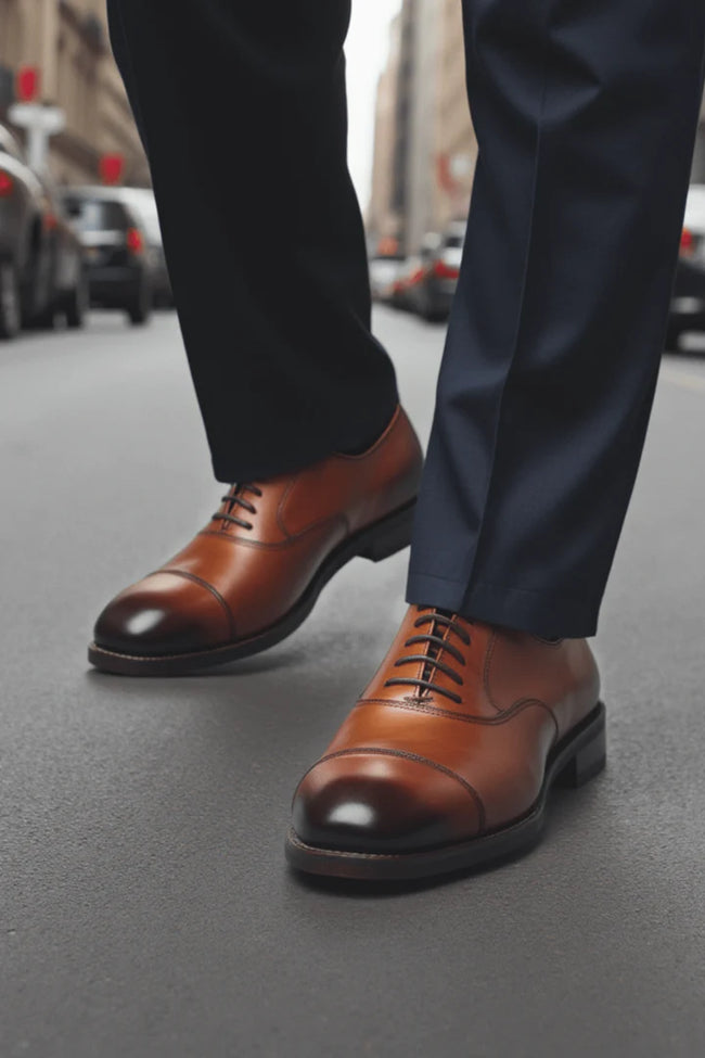 Monroe Cognac Dress Shoe