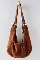 Roma Suede Tote Bag Rust