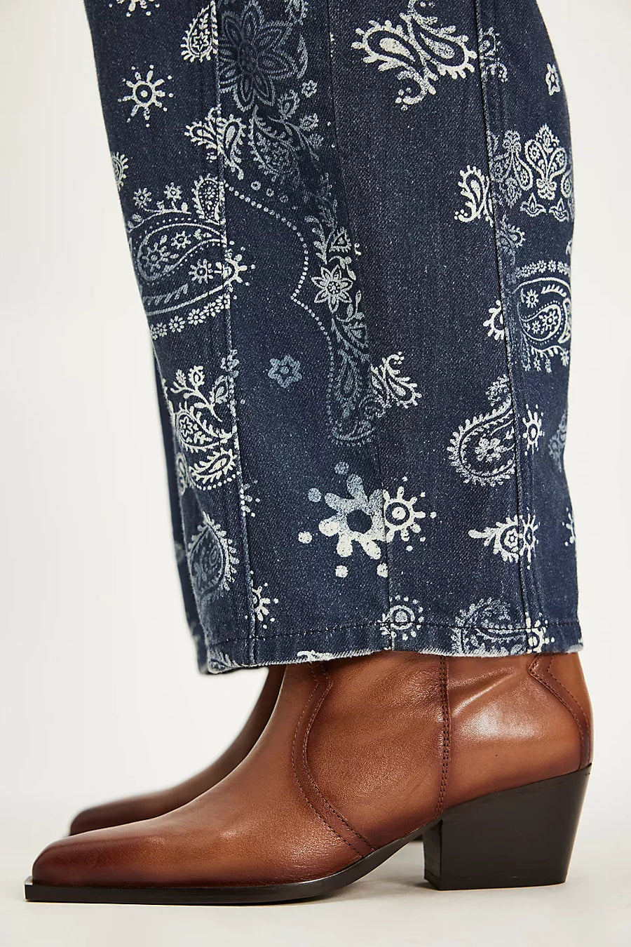 Cat Nap Cowboy Boots Saddle Leather