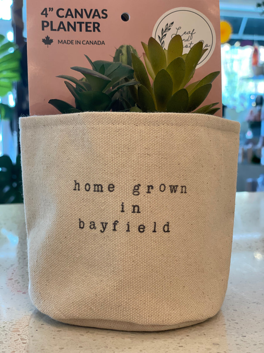4" Canvas Planter