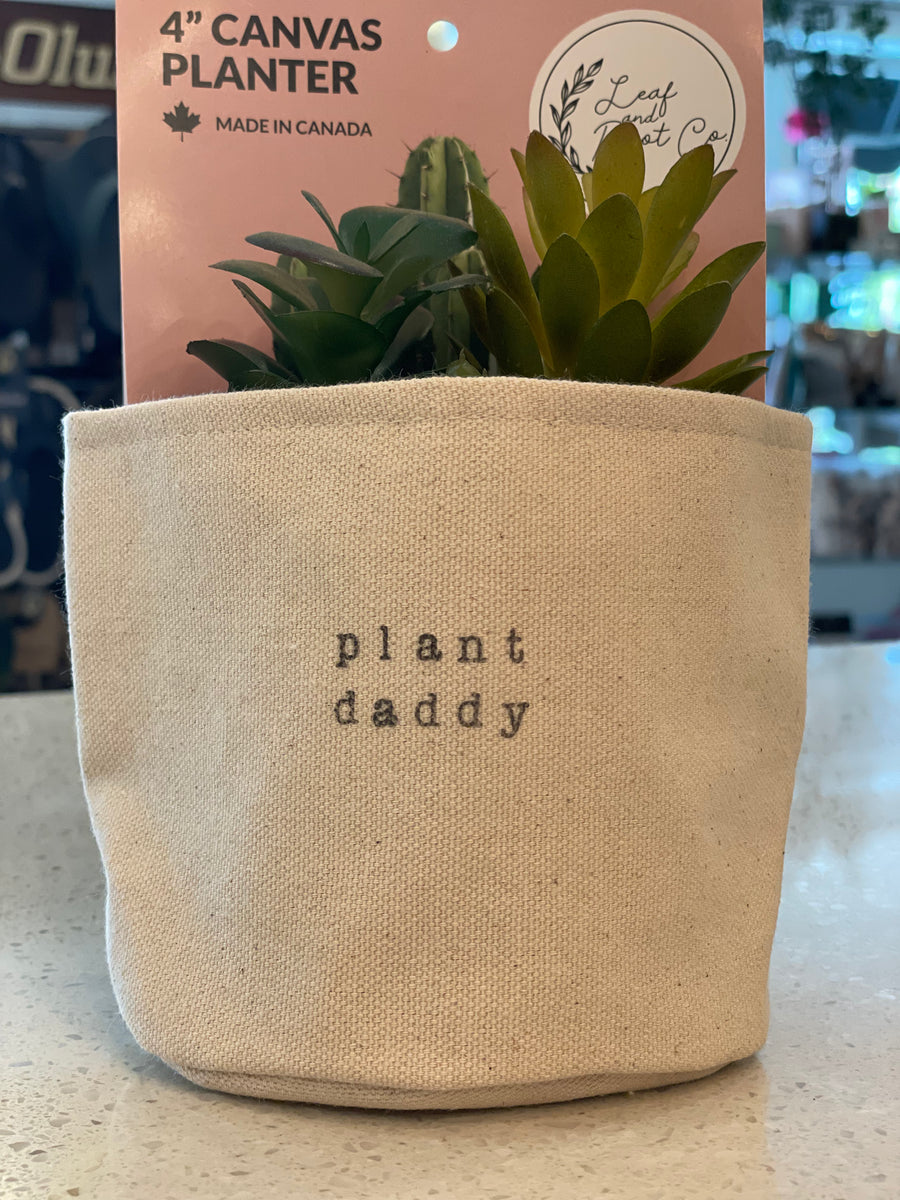 4" Canvas Planter