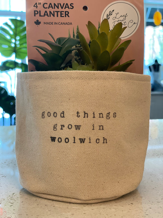 4" Canvas Planter