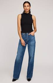 Michelle Ribbed Tank - Black