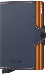 Secrid Twinwallet Matte Night Blue Orange