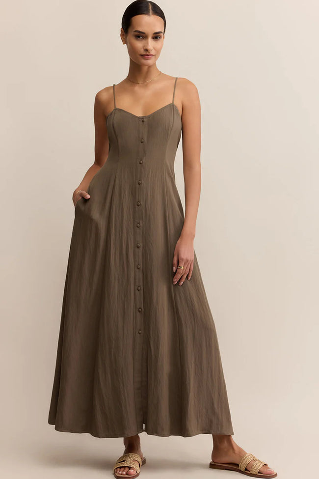 Angel Eyes Midi Dress in Tiki