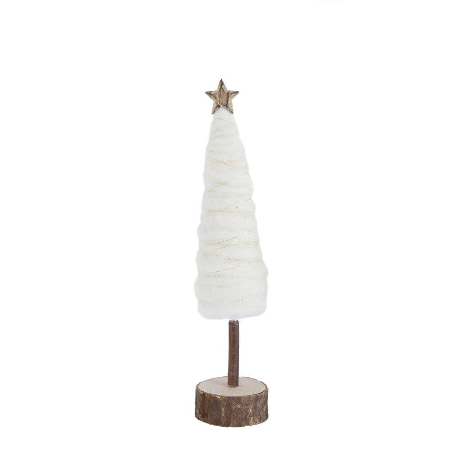 13H Wool Christmas Tree w/ Star