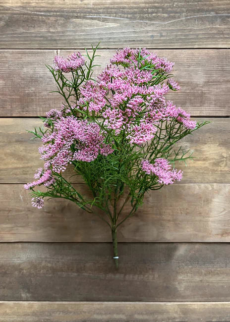 10180 - 17" Queen's Lace Bush With 9 Stems