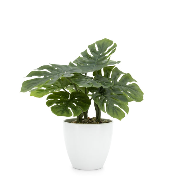 faux potted monstera plant Villa Faux Potted Plant