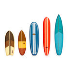Surf's Up Magnets Set of 5