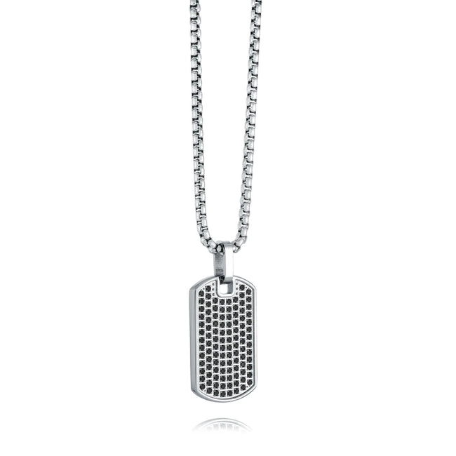 Shanik Tag Necklace - 22"