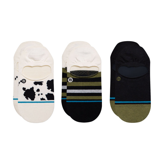 Life Cow Fuzz-3 pk Socks
