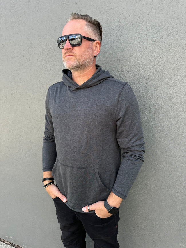 Clutch Comfort Hoodie - Black Heather