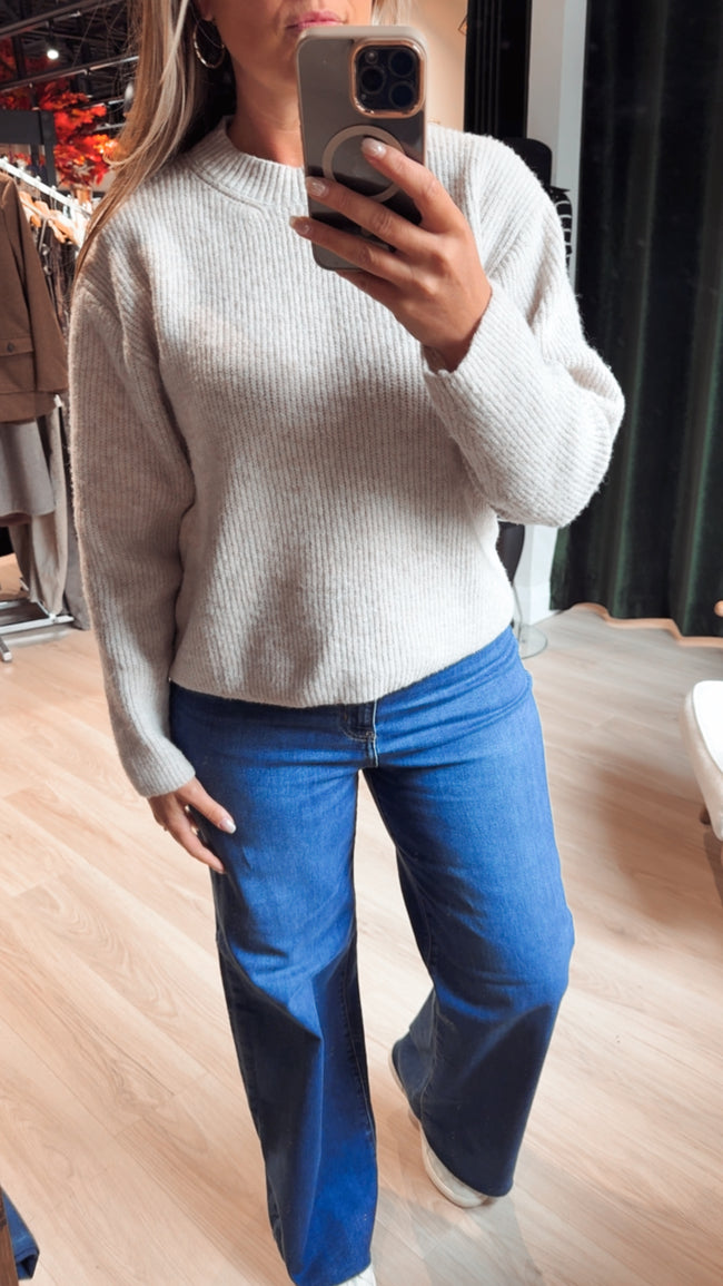 41287A Beige Sweater