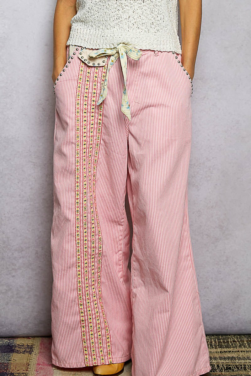 WYP77 Striped Pink