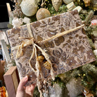 70-75 Yard Recycled Torn Silk Ribbon, Ivory Color