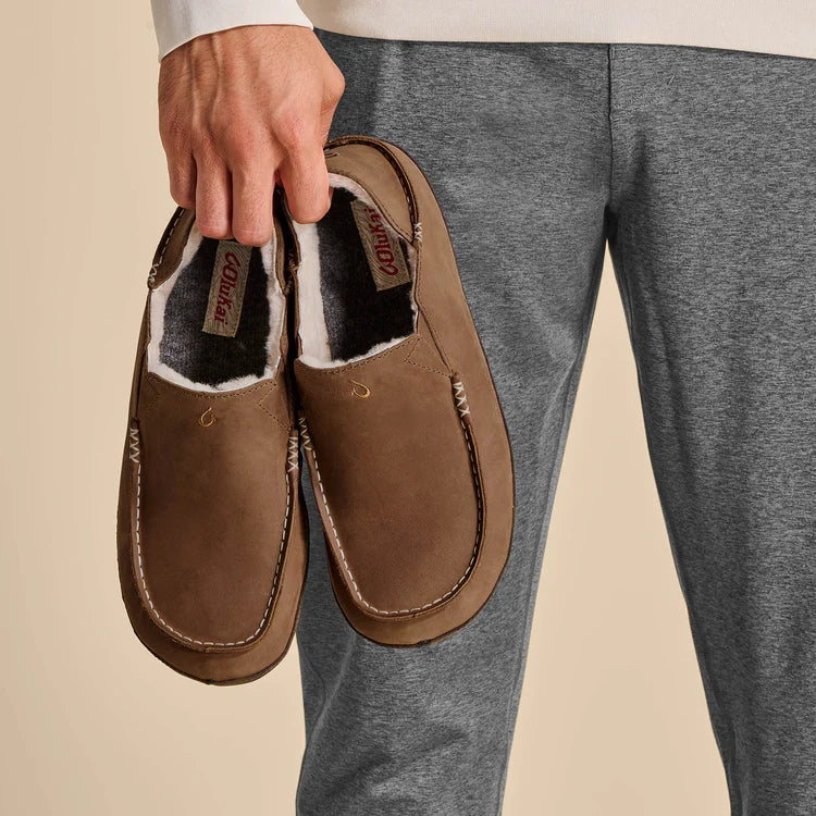 Olukai - Mens Moloa Toffee/ Dark Wood