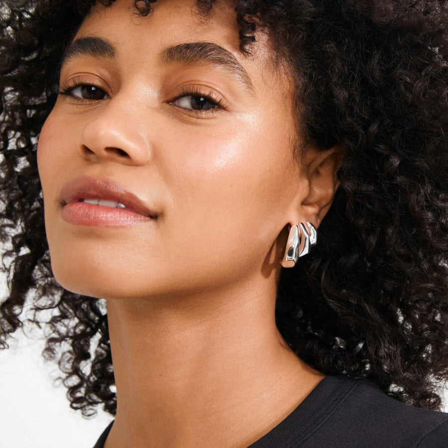 PRESENCE recycled chunky earrings
