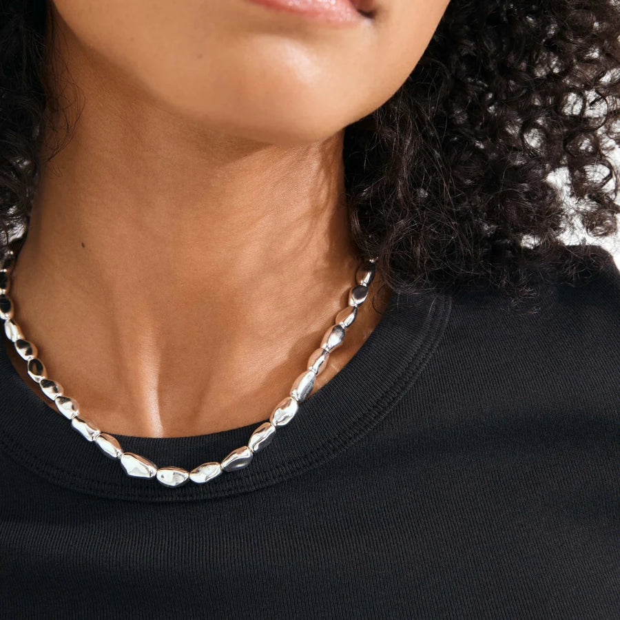 PRESENCE recycled beaded necklace