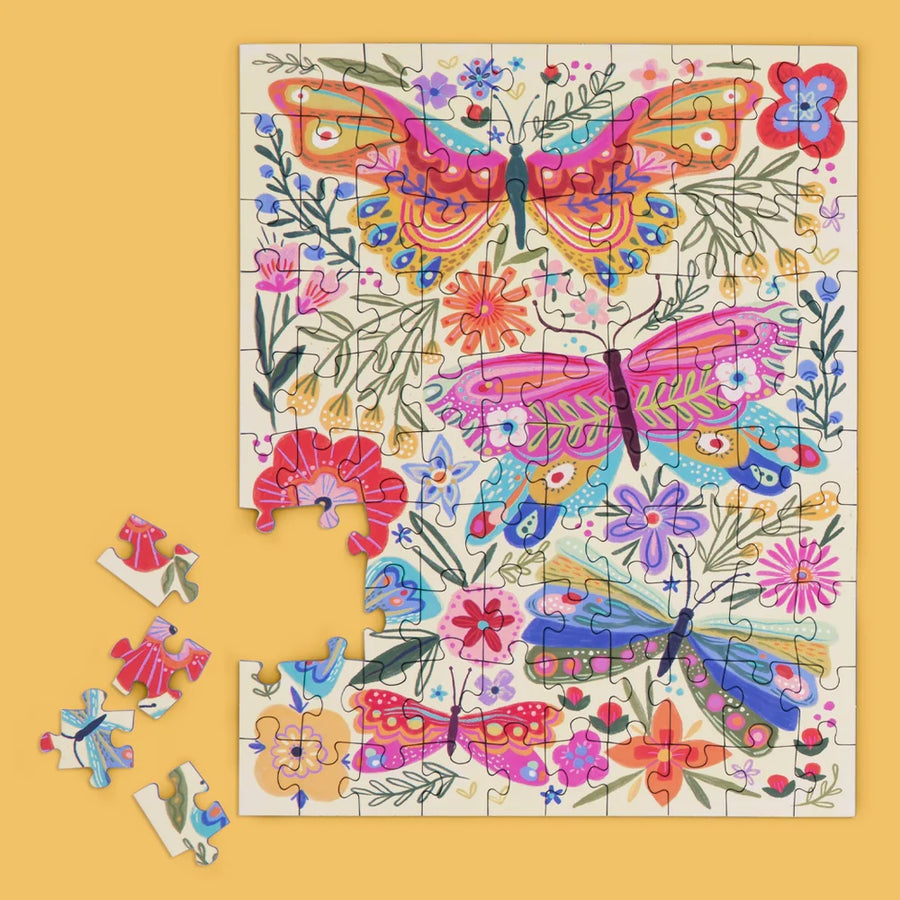 Butterfly Floral 100 Piece Puzzle