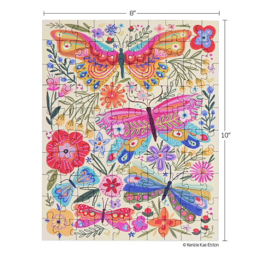 Butterfly Floral 100 Piece Puzzle
