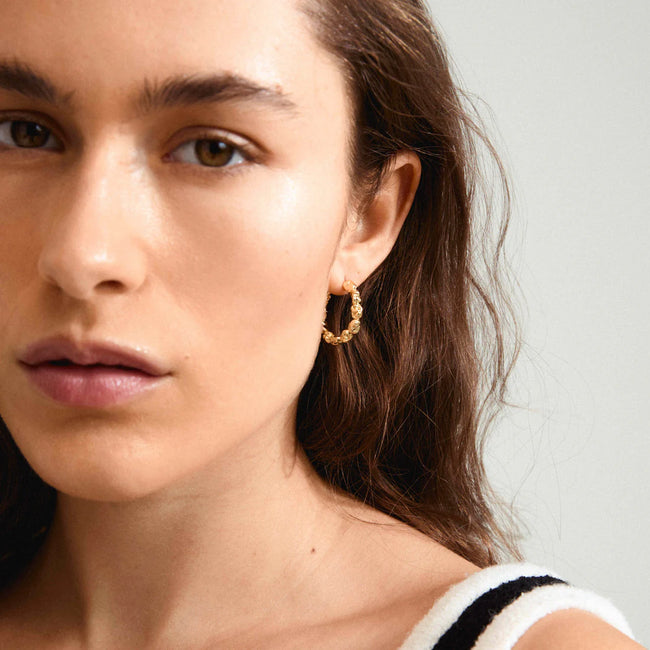 Tide Recylced Hoop Earrings