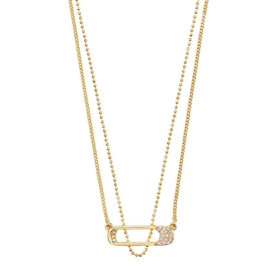 INSTANT necklace, 2-in-1 set, gold-plated