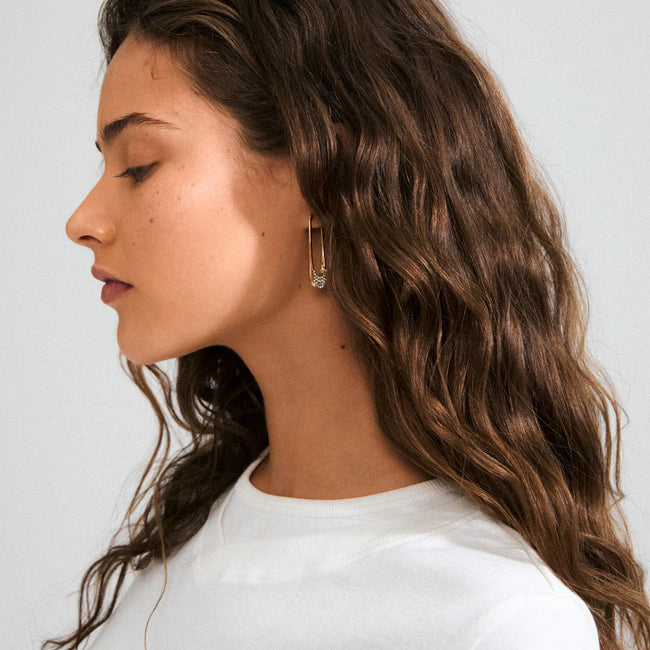 INSTANT hoops gold-plated