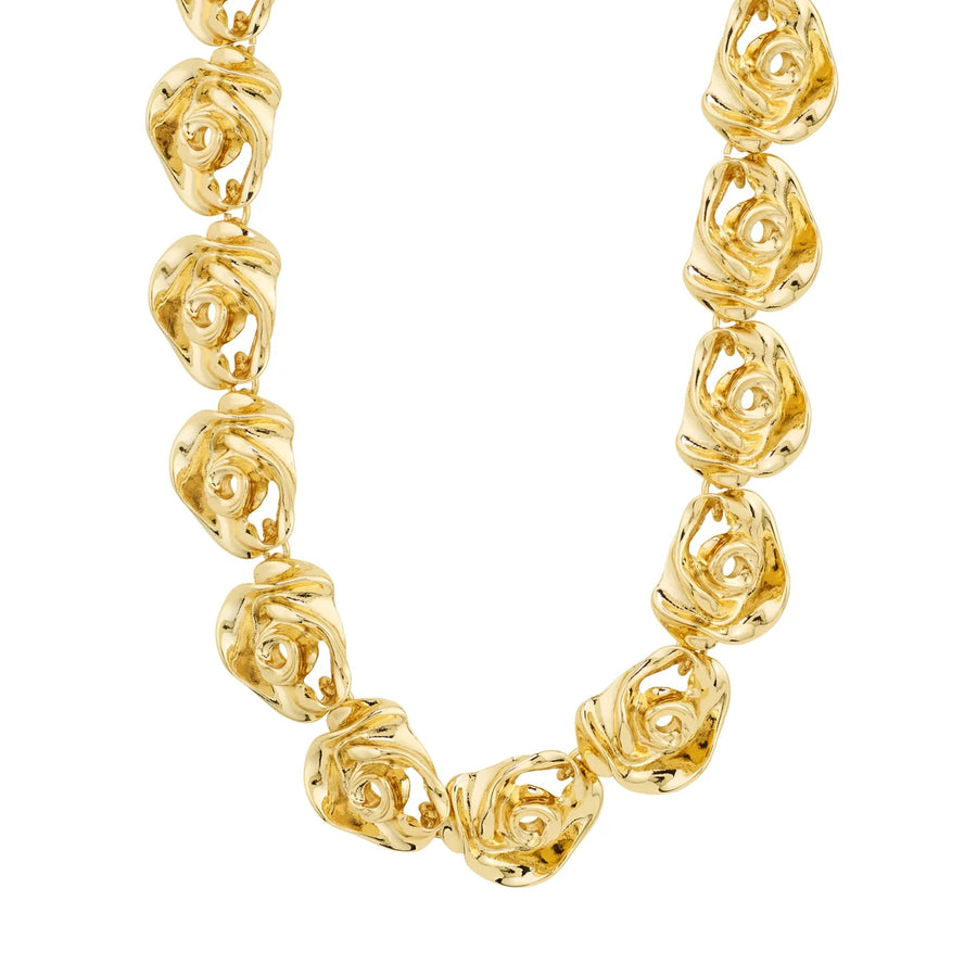 INNER recycled rose necklace