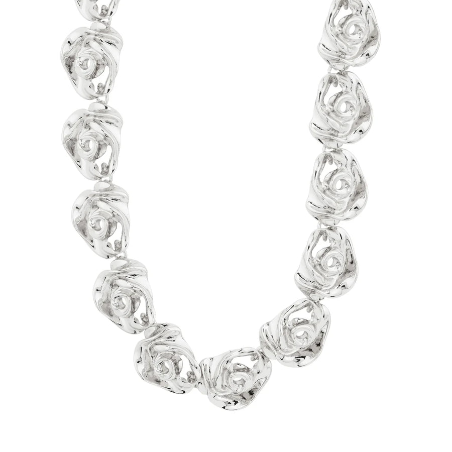 INNER recycled rose necklace