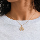 STILL recycled spiral pendant necklace